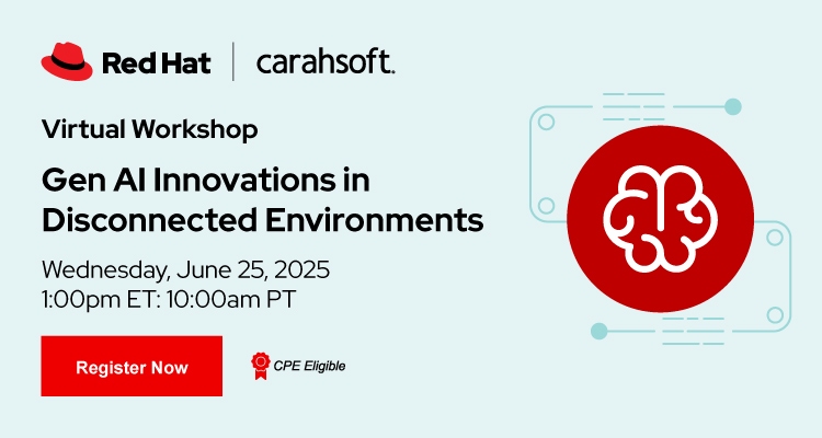 Gen AI Innovations in Disconnected Environments Event Banner