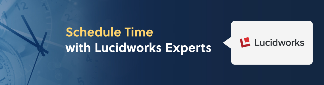 Schedule time with Lucidworks experts banner
