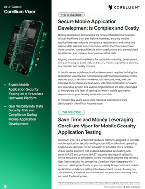 At-a-Glance Corellium Viper