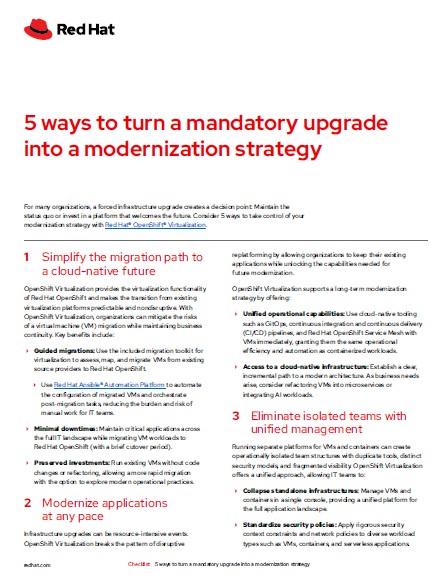 5 Ways to Turn a Mandatory Upgrade Into a Modernization Strategy