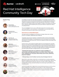 Red Hat IC Tech Day - Event Digest