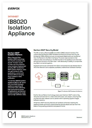 Garrison Isolation Appliance Datasheet
