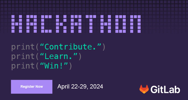 Join GitLab for their Hackathon event.