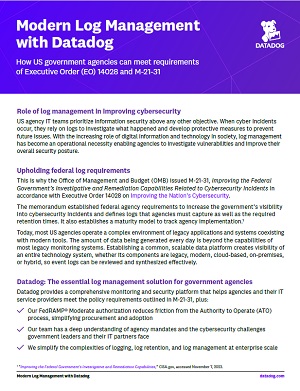 Modern Log Management with Datadog