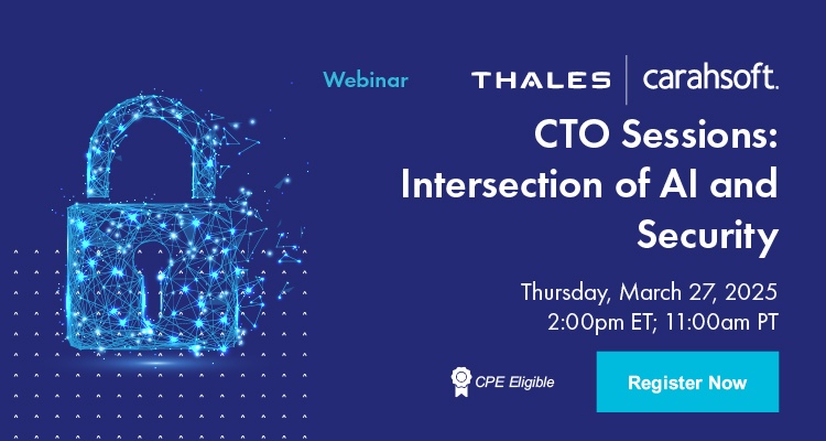 CTO Sessions: Intersection of AI and Security Event Banner