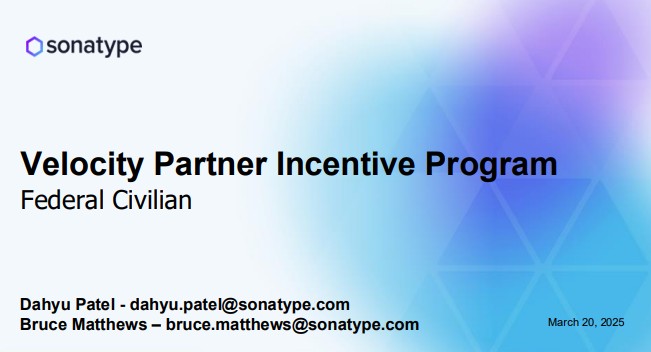 Velocity Partner Incentive Program