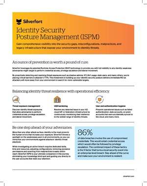 Identity Security Posture Management (ISPM)