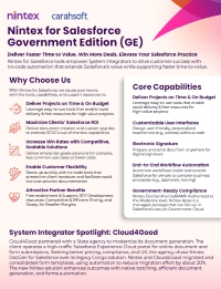 Nintex for Salesforce Government Edition (GE)