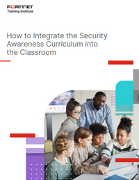 How to Integrate the Security Awareness Curriculum into the Classroom