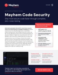 Mayhem Code Security