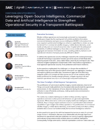 OSINT Panel Executive Briefing
