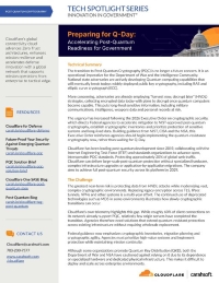 Preparing for Q-Day: Accelerating Post-Quantum Readiness for Government