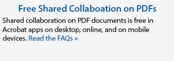 Acrobat Shared Collaboration on PDFs