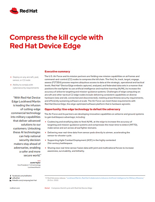 compress the kill with red hat device edge