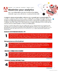 Maximize Your Analytics