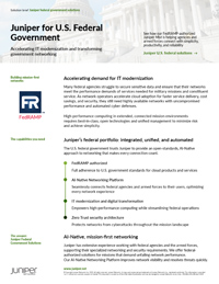 Juniper for U.S. Federal Government