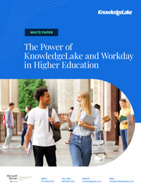 The Power of KnowledgeLake and Workday in Higher Education