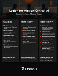 Legion for Mission-Critical AI