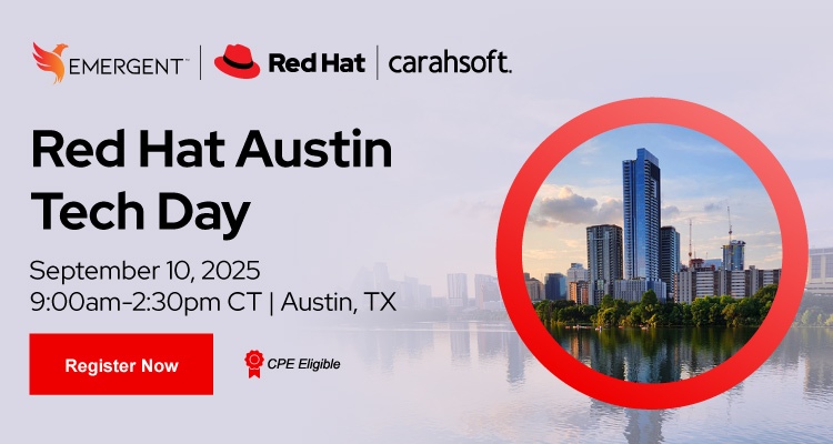 Red Hat Austin Tech Day Event Banner