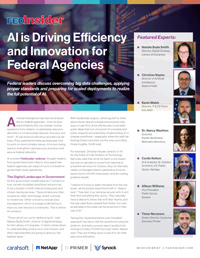 AI is Driving Efficiency and Innovation for Federal Agencies