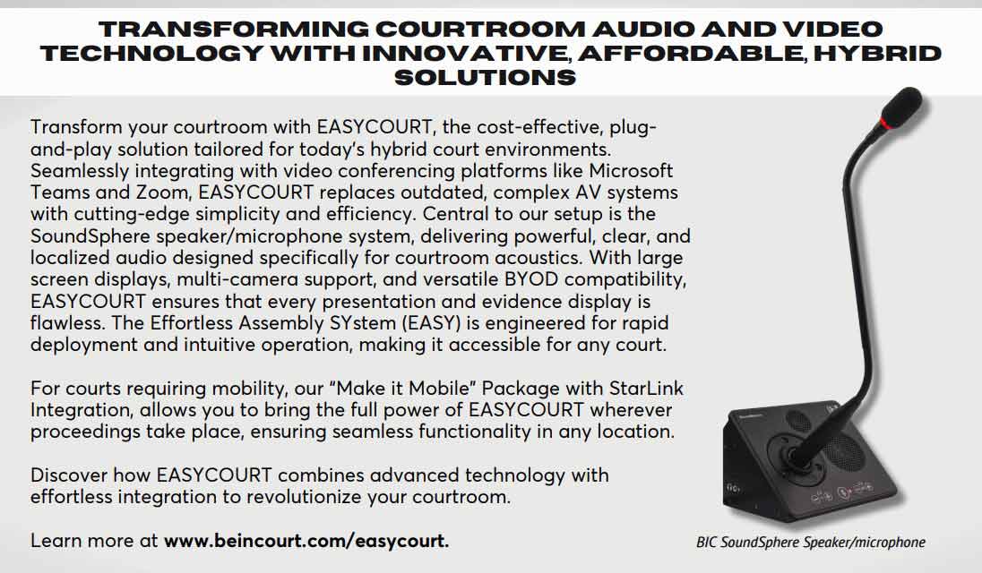 EASYCOURT Courtroom Solution