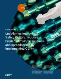 Los Alamos Improves Safety Culture, Reduces Burden of Multiple Solutions and Spreadsheets by Implementing Cority