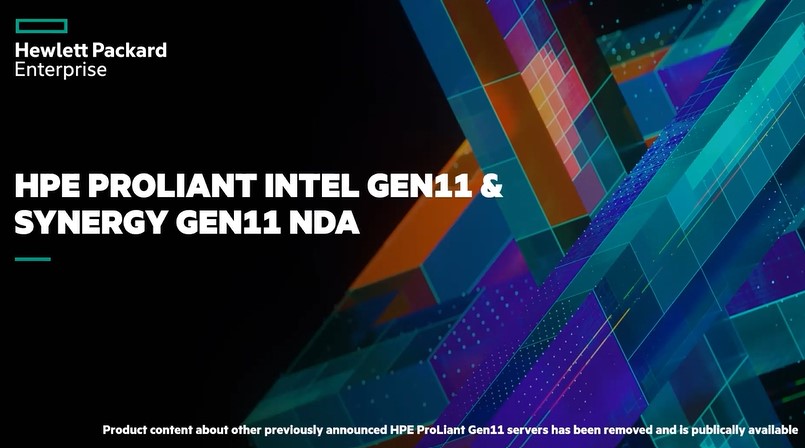 HPE 2023 Partner Technical Training: HPE Gen11 with Intel