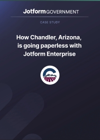 How Chandler, Arizona, is Going Paperless with Jotform Enterprise