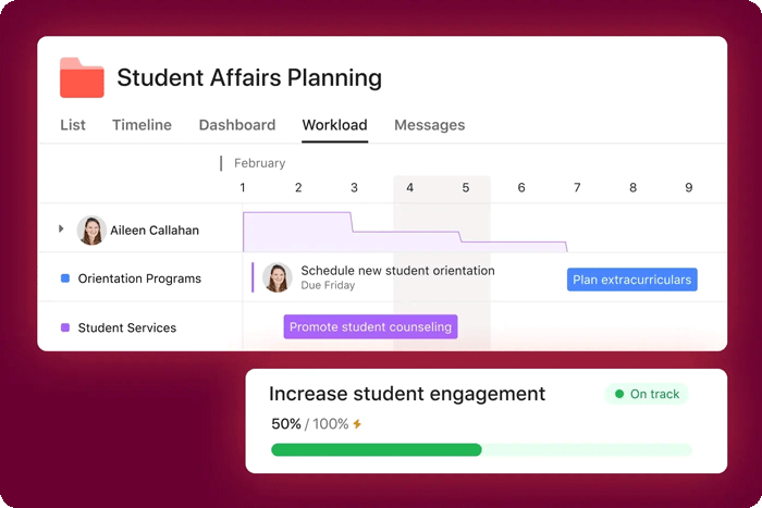 student affairs planning