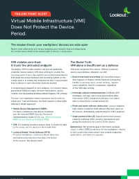 Virtual Mobile Infrastructure (VMI) Does Not Protect the Device. Period.