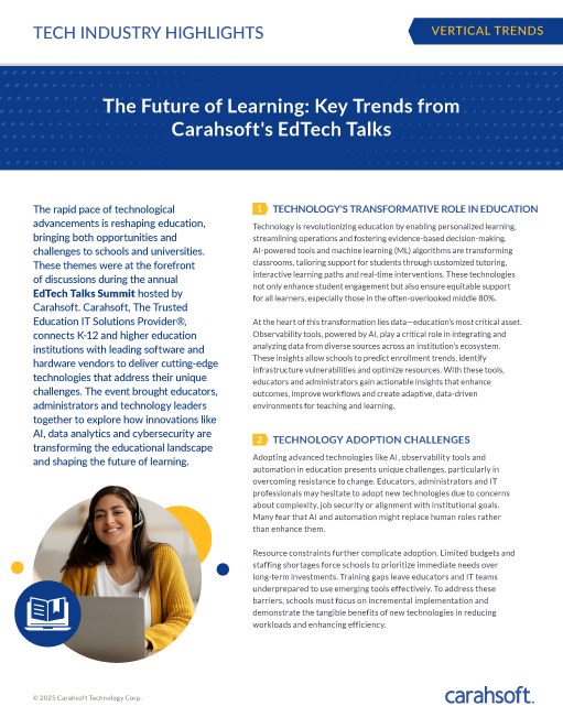 Education Tech Industry Highlights Spotlight Graphic