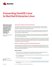 Converting CentOS Linux to Red Hat Enterprise Linux