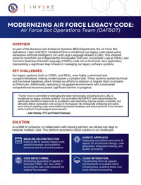 Modernizing Air Force Legacy Code
