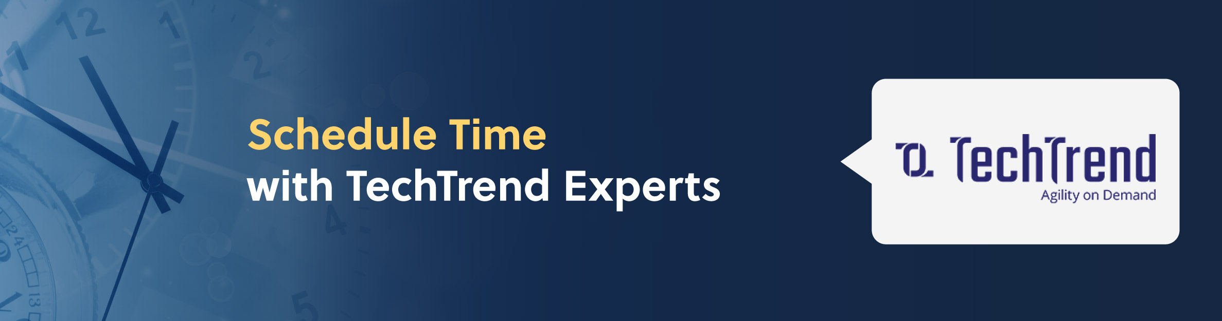 Schedule a Briefing - TechTrend Banner