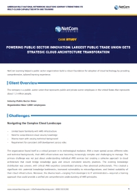Powering Public Sector Innovation: Largest Public Trade Union Gets Strategic Cloud Architecture Transformation