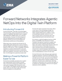 Forward Networks Integrates Agentic NetOps Into the Digital Twin Platform