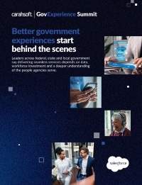 Better government experiences start behind the scenes