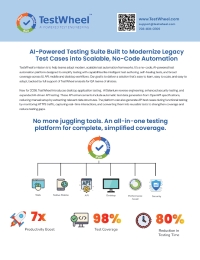 AI-Powered Testing Suite Built to Modernize Legacy Test Cases into Scalable, No-Code Automation