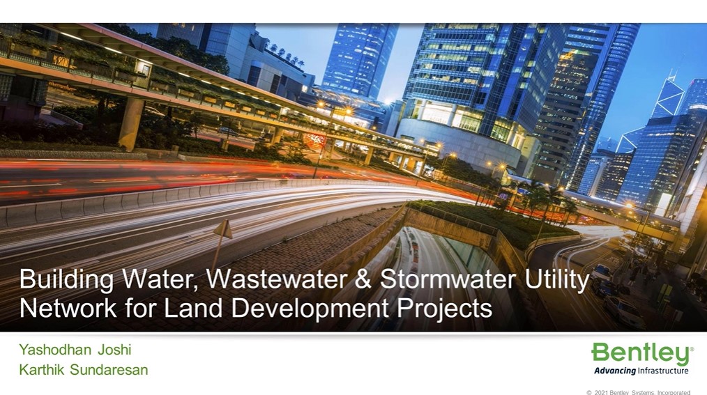 Water Application For Development Building Water, Wastewater & Stormwater Utility Network for Land ...