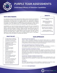 Purple Team Assessments: Understand Efficacy of Detection Capabilities