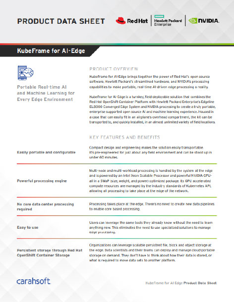 KubeFrame for AI-Edge Datasheet