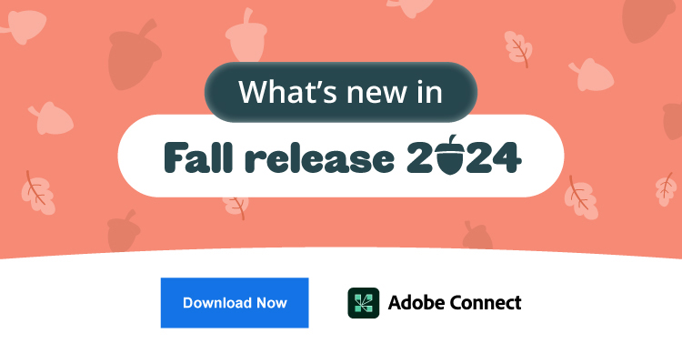 Download the Adobe Connect 2024 Fall release that introduces an Engagement Analytics Dashboard.