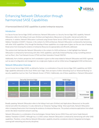 Enhancing Network Obfuscation Through Harmonized SASE Capabilities