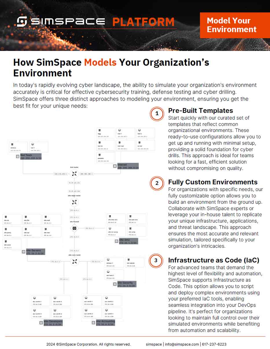 How SimSpace Can Emulate Real Threats in Your Modeled Environment