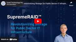 SupremeRAID™: Revolutionizing Storage for Public Sector IT Infrastructure