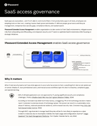 SaaS access governance