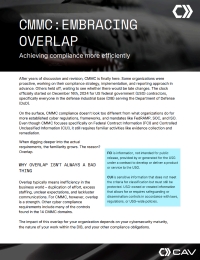 CMMC: Embracing Overlap