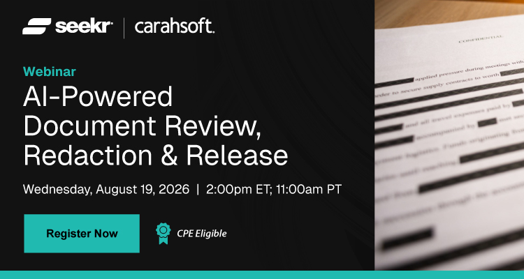 AI-Powered Document Review, Redaction and Release.