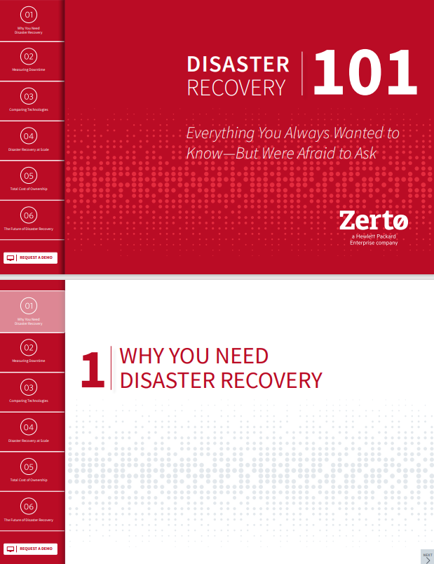 Disaster Recovery 101