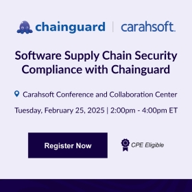 Software Supply Chain Security Compliance with Chainguard Event Banner